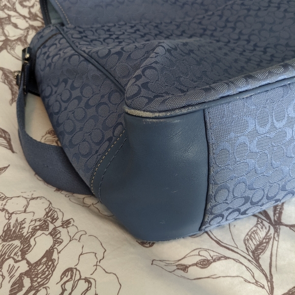 COACH Baby Blue Laptop or Baby Bag - Picture 6 of 9